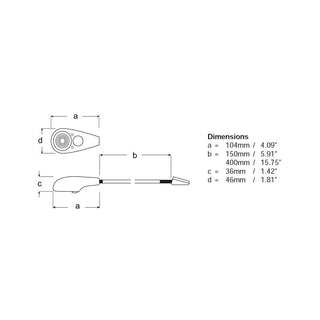Hella - White/Red LED Flexi Chart Table Lamp 400mm