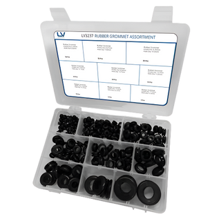 LV3237 Rubber Grommet Kit 210Pcs | For Cable/Sleeving | Perth Pro Auto Electric Parts