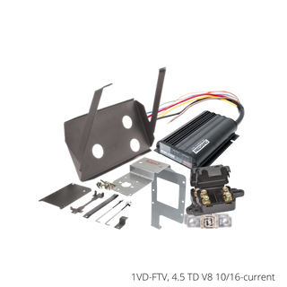 Under bonnet dual battery kit contents for the Toyota LandCruiser 70 Series 1VD-FTV 4.5TD V8, 10/2016 onwards