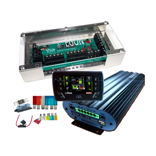 This unique 12V Electrical Kit includes all the essentials at a great kit price. The kit includes a BMS1230S3R Manager30 with RedVision Display from Redarc, their most popular DC-DC Charger, EGONs DC Hub Kit for making DIY installations as simple as possible, and the DC Hub Fuse Kit - all the essential fuses and holders you need for this installation along with some spares just in case! perthpro auto electric parts