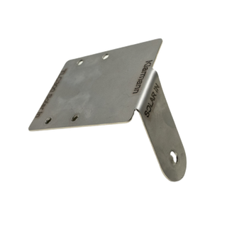 Solar input bracket for SB50 Anderson plug, 304 stainless steel, front view showing Anderson cut-out and bolt points (inferred from product design, not visually confirmed)