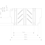 BOAB 42L Poly Vertical Mount Water Tank