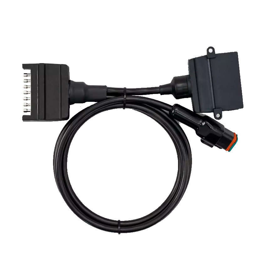 Flat 7pin to flat 7pin socket Elecbrakes Trailer Brake Controller Adapter