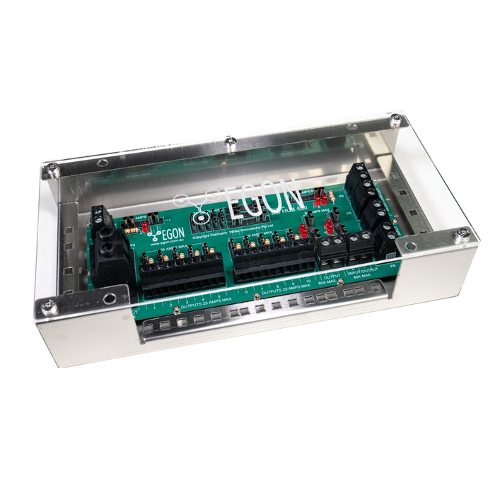 Egon DC-Hub 2.1 Combo Kit with Power Distribution Hub Bracket and Cover For Dual Battery Systems