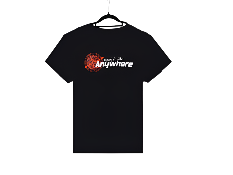 Ready to Drive Anywhere Black Tshirts