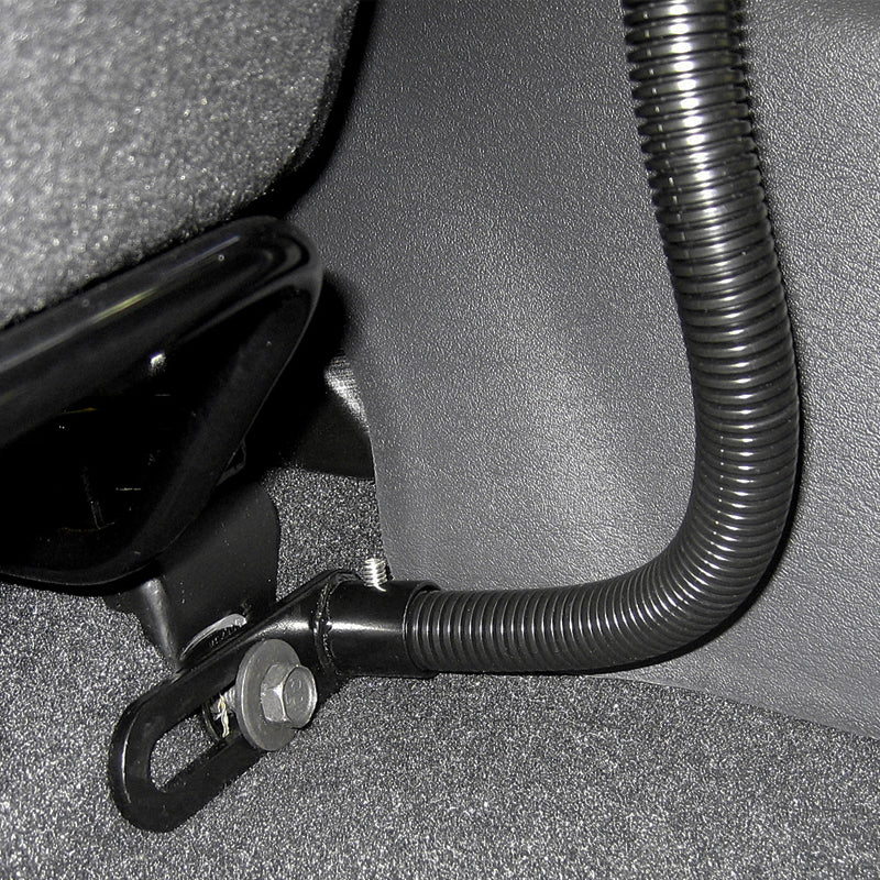 RAM POD 18" Vehicle Floor Mount with 18" Aluminum Rod and Round Plate | Phone Holders