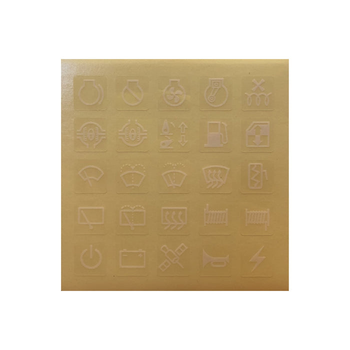 Rocker Switch 100 Symbol Stickers Transport and 4WD Applications