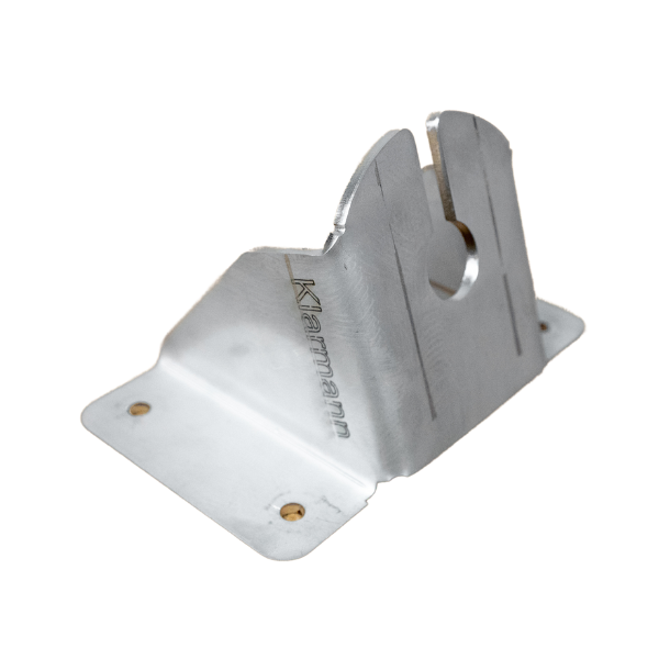 The Toyota Land cruiser 78 series Troop carrier Alu Innovations roof conversion  aerial mount (stainless) is designed to mount an aerial on either the left or right side of the vehicle at the front side of the roof conversion.