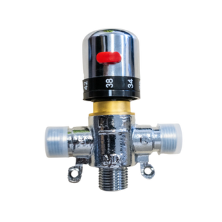 Temperature Mixing Valve Brass Hot Cold Thermostatic Valve, thread size 1/2 BSP female